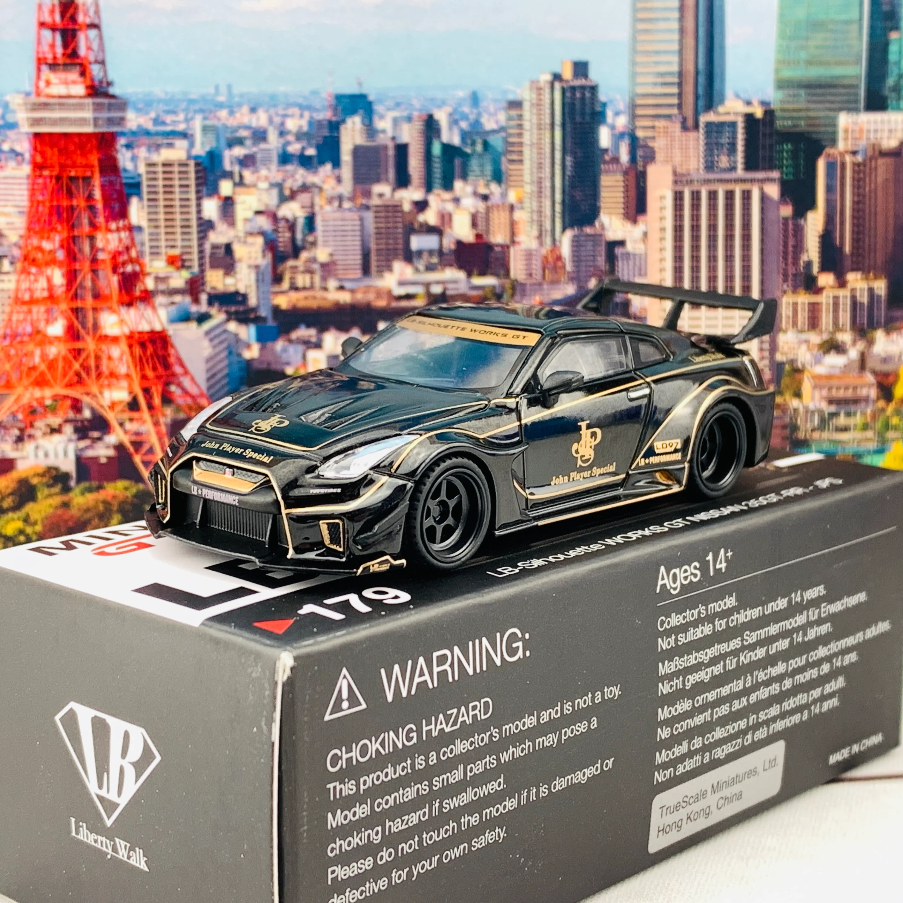 MINI GT 1/64 LB-Silhouette WORKS GT NISSAN 35GT-RR Ver.1 JPS RHD MGT00179-R - Image 2