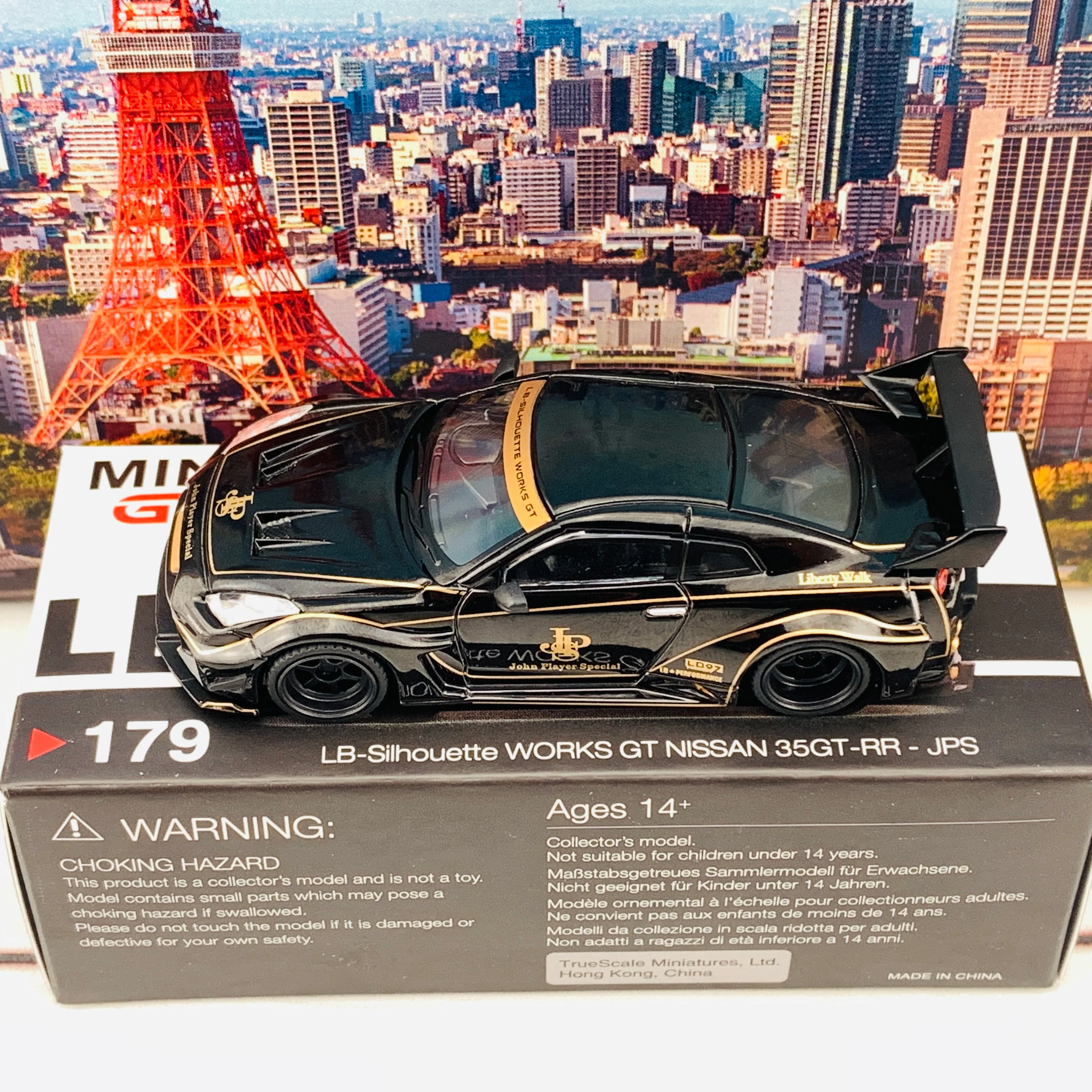 MINI GT 1/64 LB-Silhouette WORKS GT NISSAN 35GT-RR Ver.1 JPS RHD MGT00179-R - Image 4