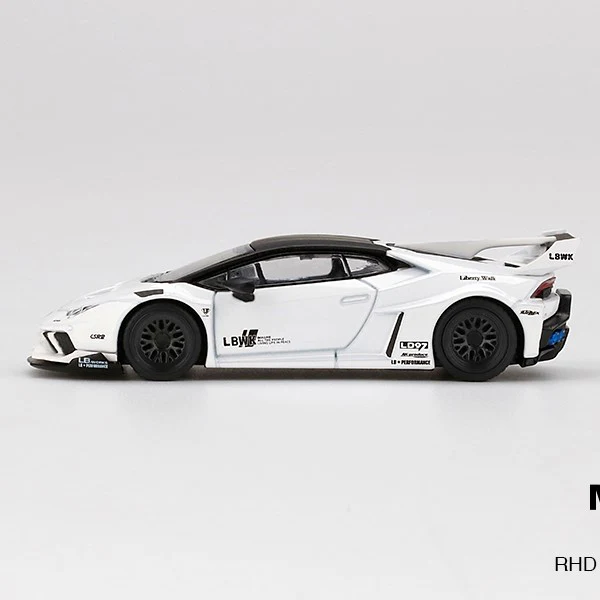 MINI GT 1/64 LB★WORKS Lamborghini Huracán GT White RHD MGT00126-R - Image 3