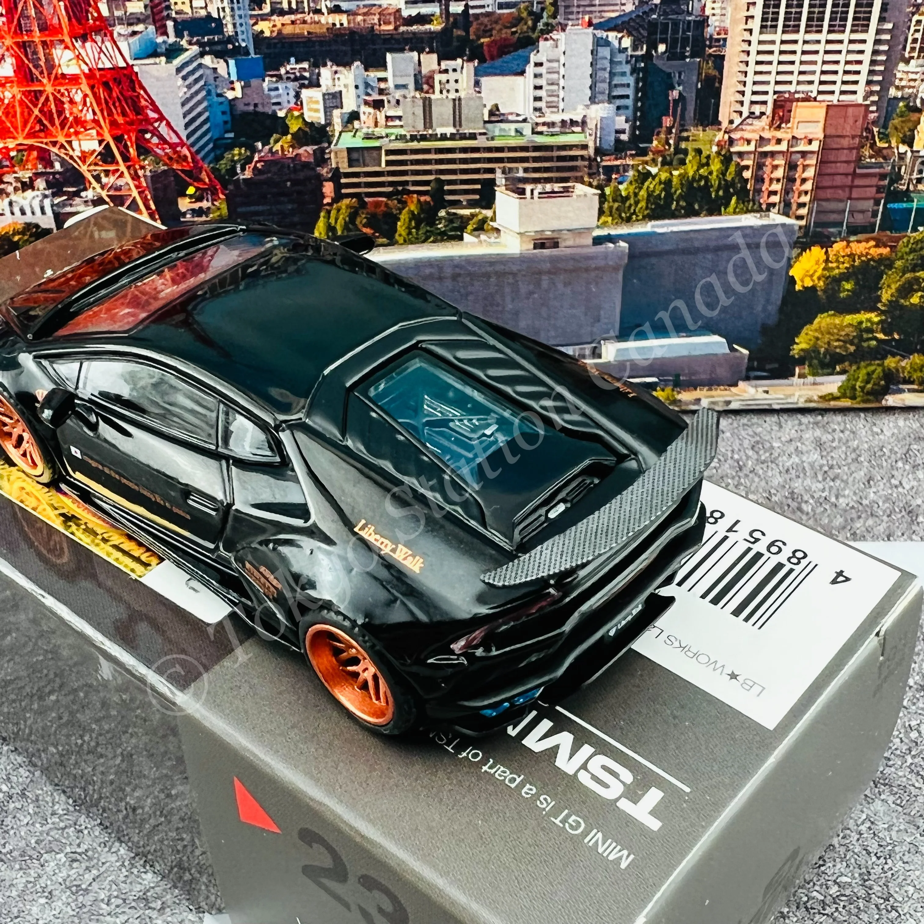 MINI GT 1/64 LB WORKS Lamborghini Huracán Ver. 1 Black LHD MGT00234-L - Image 3