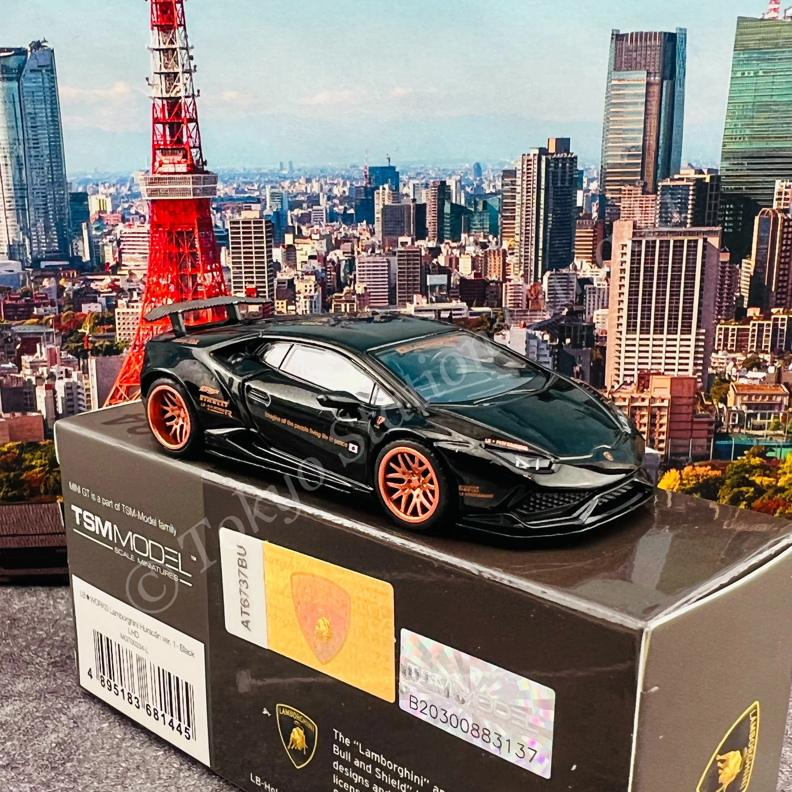 MINI GT 1/64 LB WORKS Lamborghini Huracán Ver. 1 Black LHD MGT00234-L - Image 4