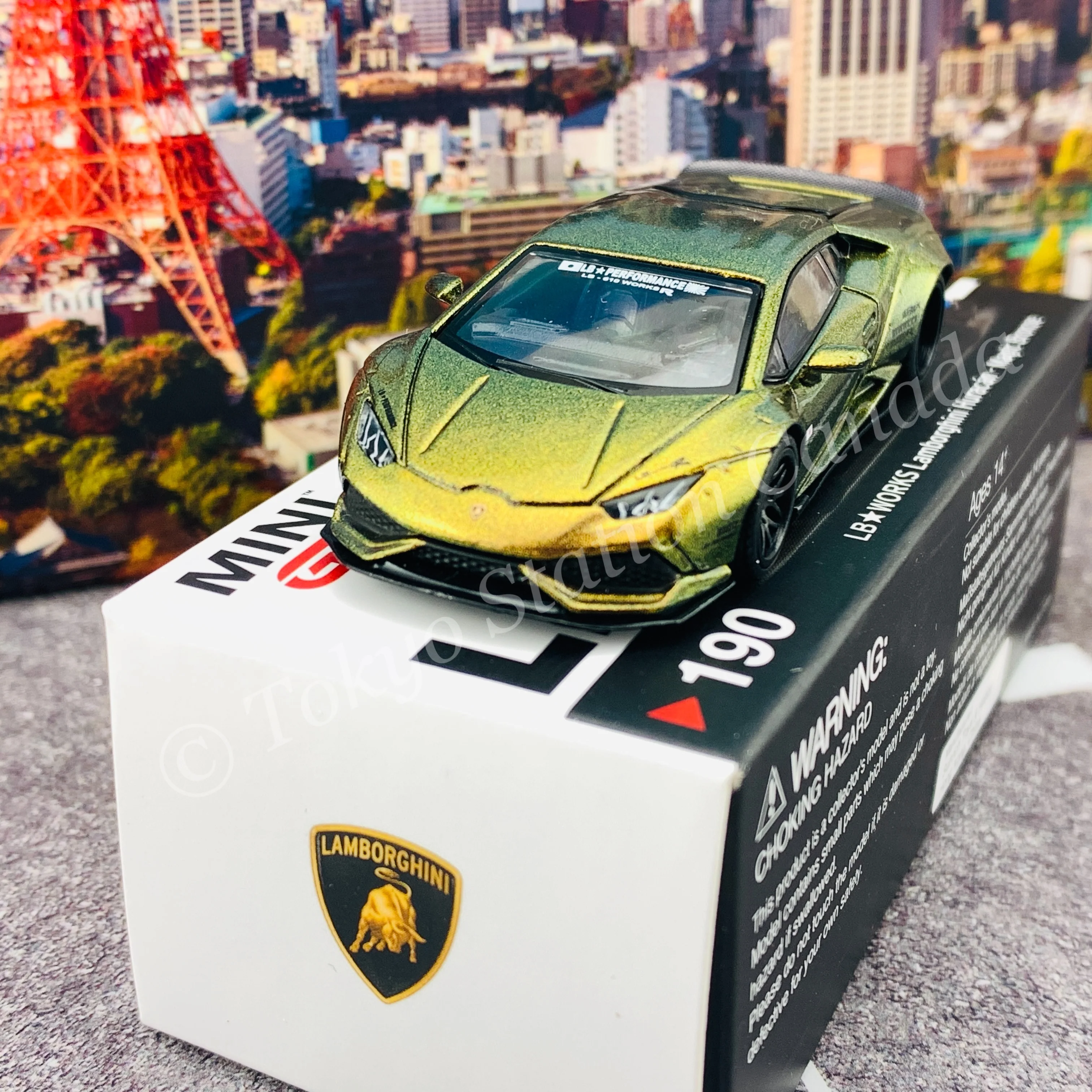 MINI GT 1/64 LB WORKS Lamborghini Huracán ver. 2 Magic Bronze LHD MGT00190-L - Image 3