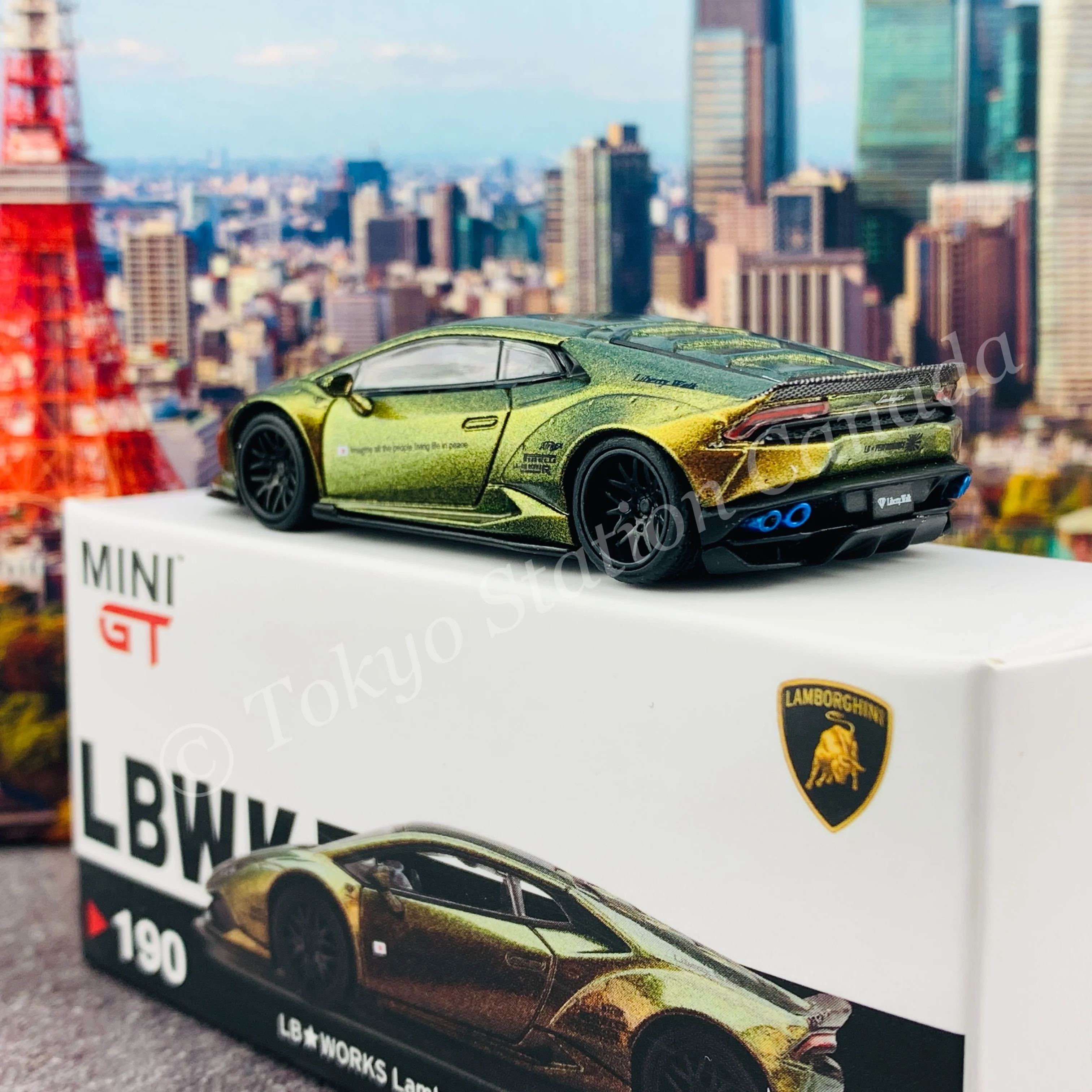 MINI GT 1/64 LB WORKS Lamborghini Huracán ver. 2 Magic Bronze LHD MGT00190-L - Image 5