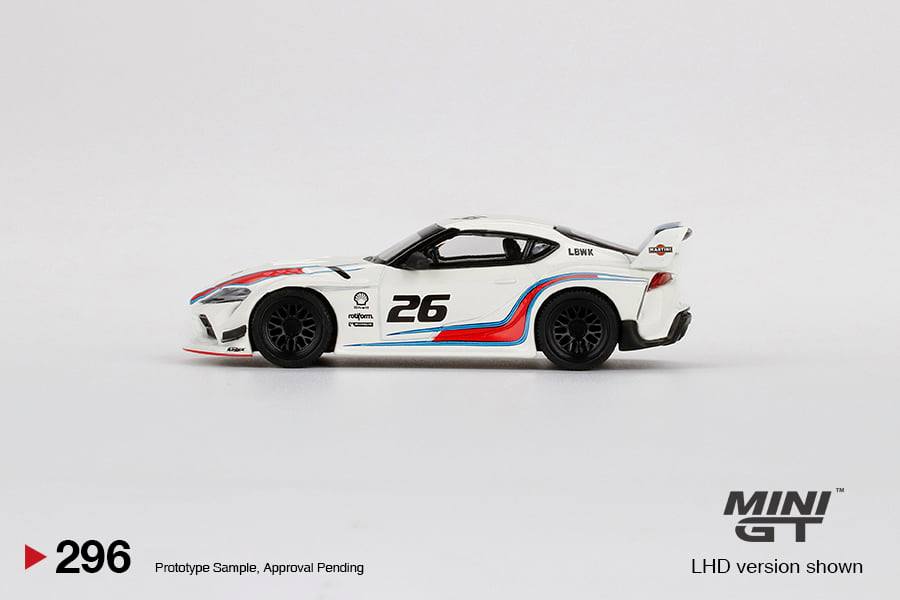 MINI GT 1/64 LB WORKS Toyota GR Supra Martini Racing RHD MGT00296-R - Image 2