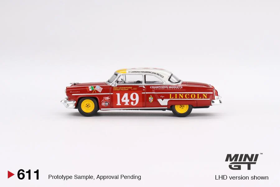 MINI GT 1/64 Lincoln Capri 1954 Carrera Panamericana Class Winner #149 MGT00611-L - Image 2