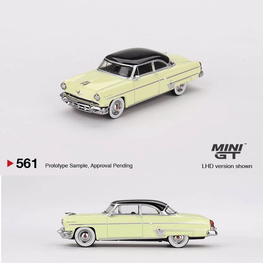 MINI GT 1/64 Lincoln Capri 1954 Premier Yellow MGT00561-L