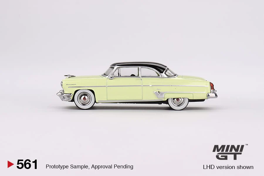 MINI GT 1/64 Lincoln Capri 1954 Premier Yellow MGT00561-L - Image 2