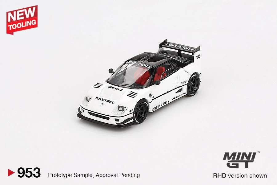 MINI GT 1/64 Mazda AZ-1 Liberty Walk LB40 White 2024 Tokyo Auto Salon MGT00953-R - Image 2