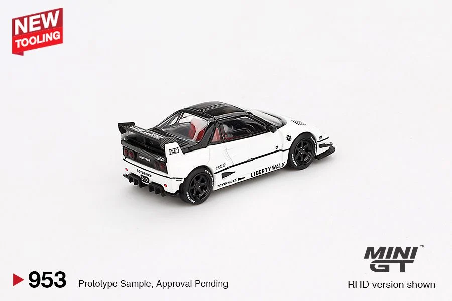 MINI GT 1/64 Mazda AZ-1 Liberty Walk LB40 White 2024 Tokyo Auto Salon MGT00953-R - Image 3