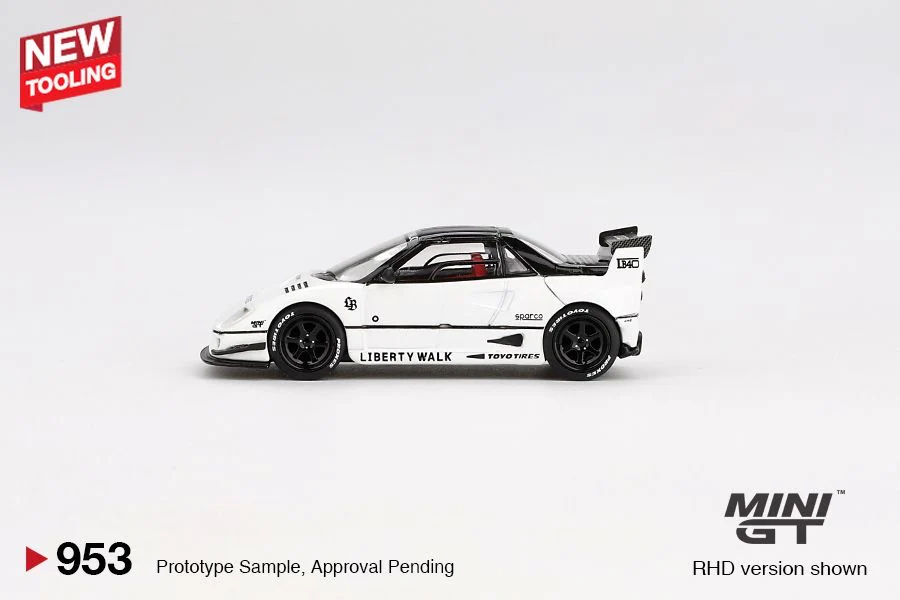 MINI GT 1/64 Mazda AZ-1 Liberty Walk LB40 White 2024 Tokyo Auto Salon MGT00953-R - Image 4