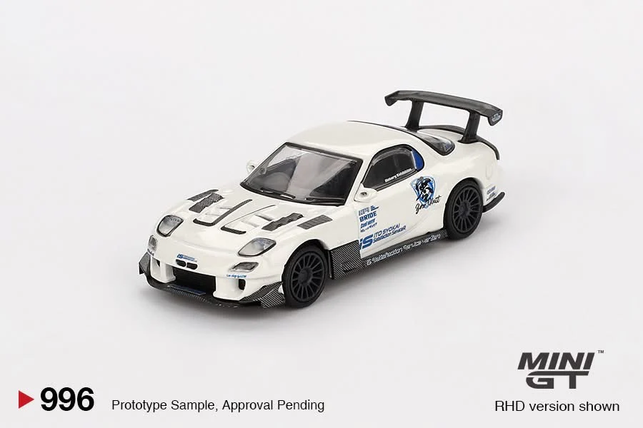 MINI GT 1/64 Mazda RX-7 (FD3S) Itosyoukai Rei-gouki with RE Amemiya MGT00996-BL - Image 2