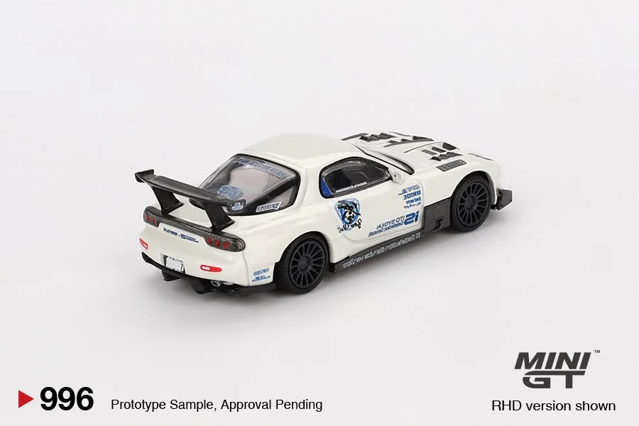 MINI GT 1/64 Mazda RX-7 (FD3S) Itosyoukai Rei-gouki with RE Amemiya MGT00996-BL - Image 4