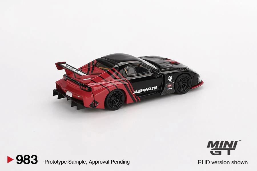 MINI GT 1/64 Mazda RX-7 LB-Super Silhouette Advan MGT00983 - Image 3