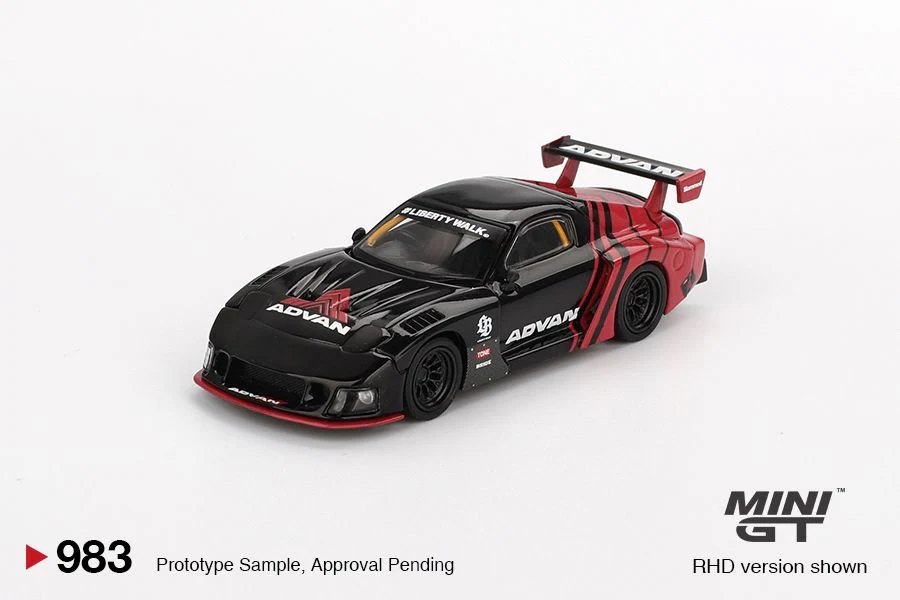 MINI GT 1/64 Mazda RX-7 LB-Super Silhouette Advan MGT00983 - Image 4
