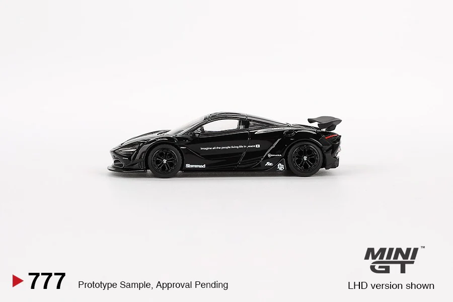 MINI GT 1/64 McLaren 720S LB★Works Black LHD MGT00777-L - Image 2