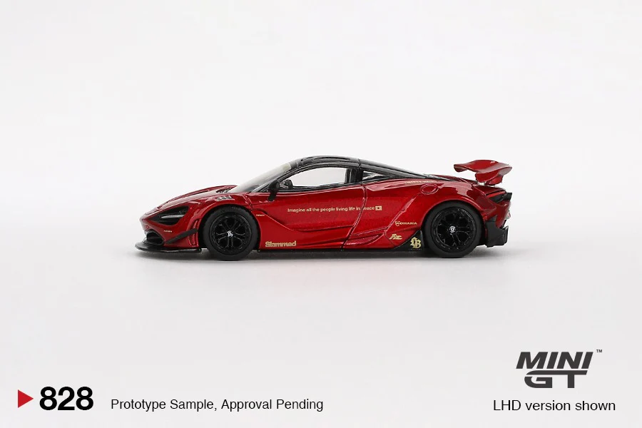 MINI GT 1/64 McLaren 720S LB★Works Gem Red LHD  MGT00828-L - Image 2