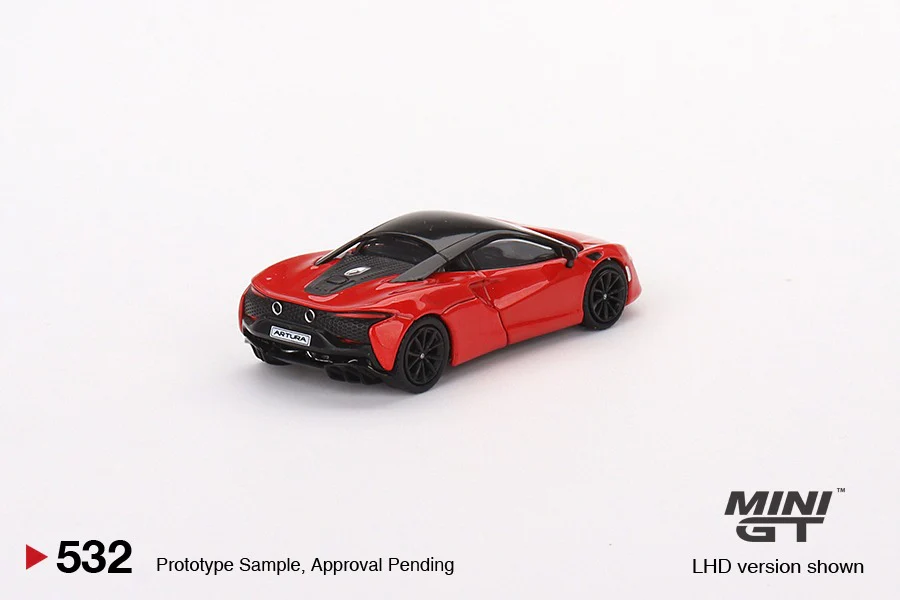 MINI GT 1/64  McLaren Artura Vermillion Red 2023 LHD MGT00532-L - Image 2