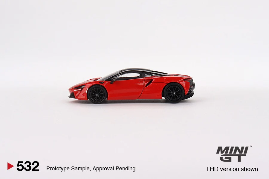 MINI GT 1/64  McLaren Artura Vermillion Red 2023 LHD MGT00532-L - Image 3