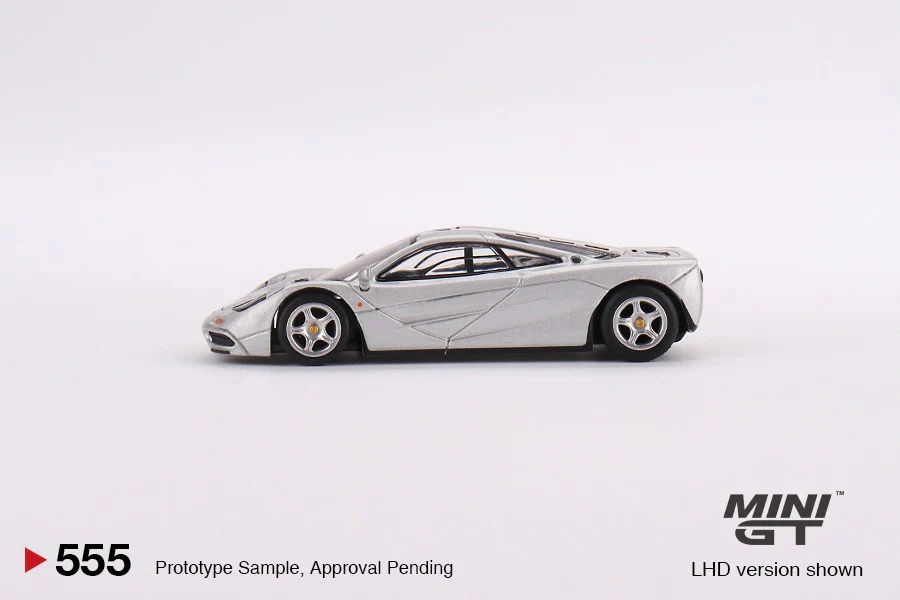 MINI GT 1/64 McLaren F1 Magnesium Silver MGT00555-L - Image 2