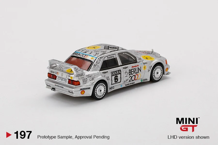 MINI GT 1/64 Mercedes-Benz 190E 2.5-16 Evolution II #6Berlin 1992 DTM Zolder LHD- China Exclusives MGT00197-L - Image 3