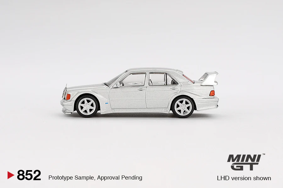 PREORDER MINI GT 1/64 Mercedes-Benz 190E 2.5-16 Evolution II Astral Silver MGT00852-L (Approx. Release Date : Q1 2025 subject to manufacturer's final decision) - Image 2