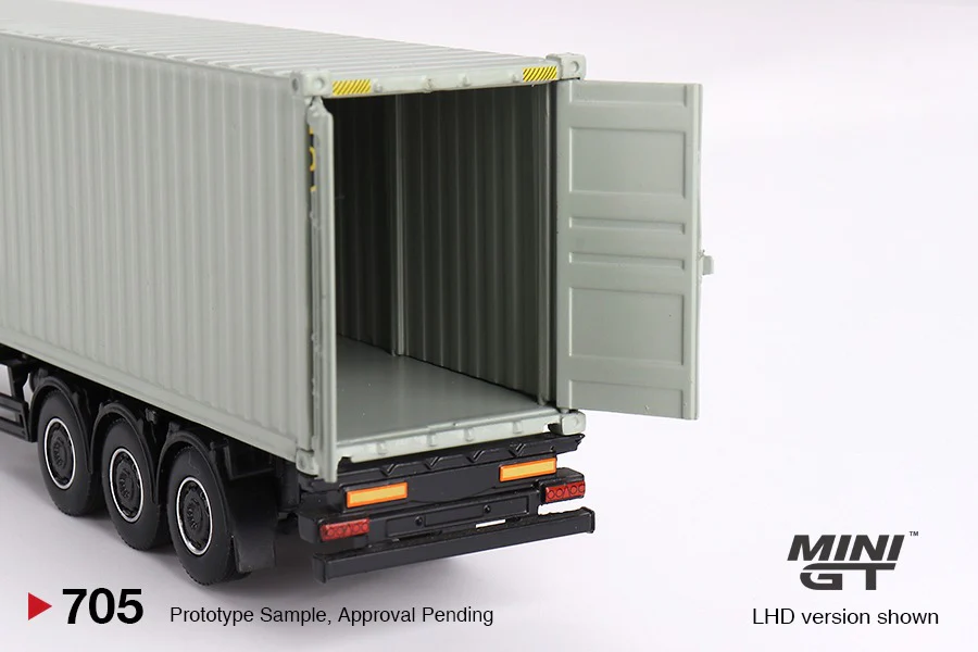 MINI GT 1/64 Mercedes-Benz Actros  w/ 40 Ft Container "UPS Europe" MGT00705-L - Image 2