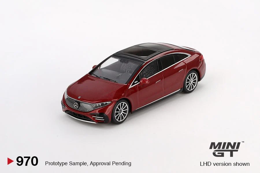 PREORDER MINI GT 1/64 Mercedes-Benz EQS 580 4MATIC Red Metallic MGT00970-L (Approx. Release Date : Q3 2025 subject to manufacturer's final decision) - Image 2