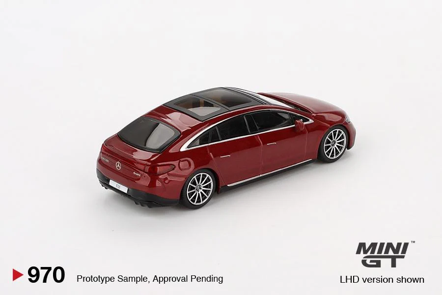 PREORDER MINI GT 1/64 Mercedes-Benz EQS 580 4MATIC Red Metallic MGT00970-L (Approx. Release Date : Q3 2025 subject to manufacturer's final decision) - Image 3