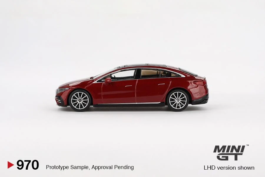 PREORDER MINI GT 1/64 Mercedes-Benz EQS 580 4MATIC Red Metallic MGT00970-L (Approx. Release Date : Q3 2025 subject to manufacturer's final decision) - Image 4