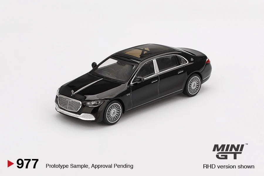 MINI GT 1/64 Mercedes-Maybach S 680 Black MGT00977 - Image 2