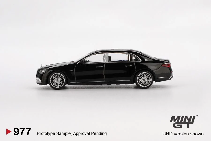 MINI GT 1/64 Mercedes-Maybach S 680 Black MGT00977 - Image 4