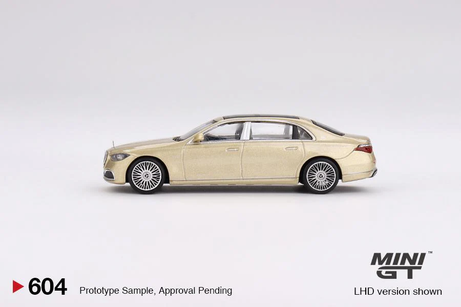 MINI GT 1/64 Mercedes-Maybach S680 Champagne Metallic LHD MGT00604-L - Image 3