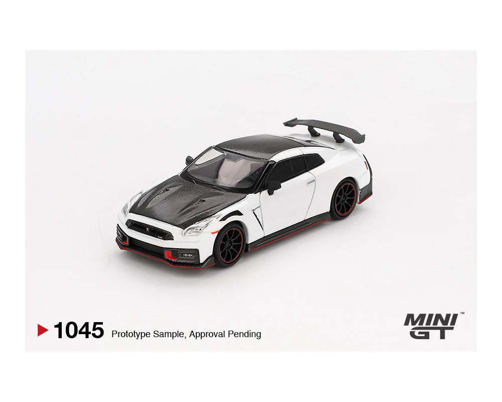 MINI GT 1/64 Nissan GT-R Nismo 2024 – Brilliant White Pearl MGT01045-BL - Image 2