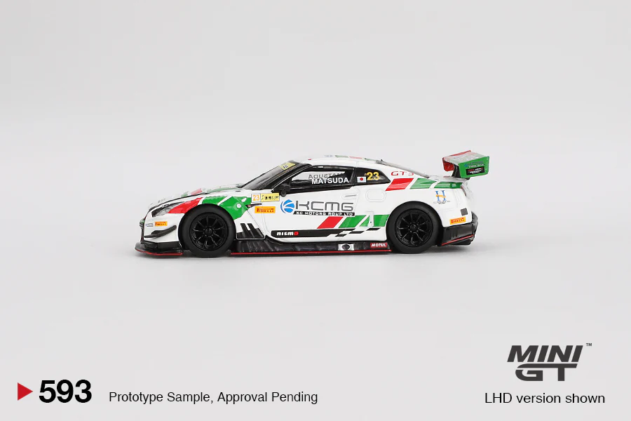 MINI GT 1/64 Nissan GT-R NISMO GT3 #23 KCMG 2018 FIA GT World Cup Macau MGT00593-L - Image 2