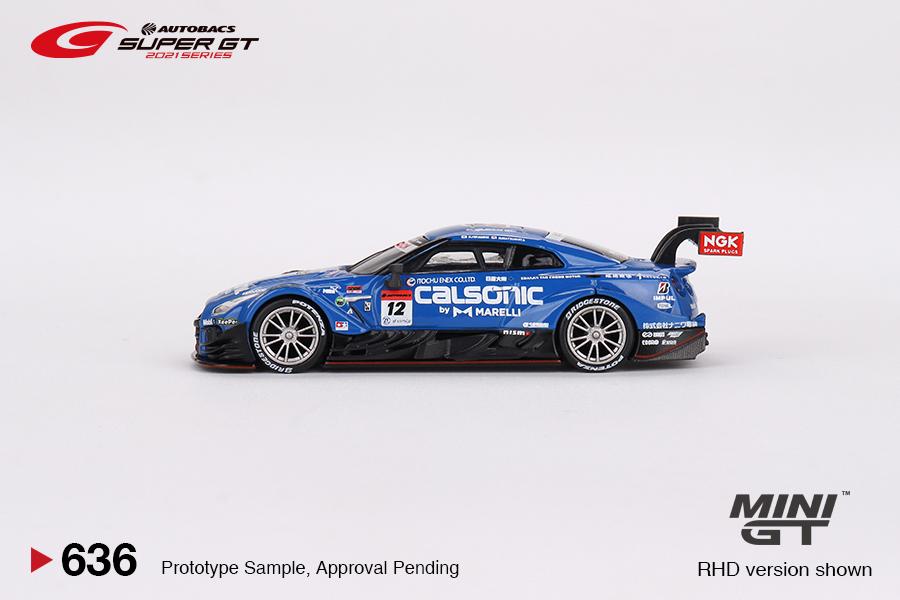 MINI GT 1/64 Nissan GT-R Nismo GT500 #12 Team Impul 2021 SUPER GT SERIES MGT00636-R - Image 2