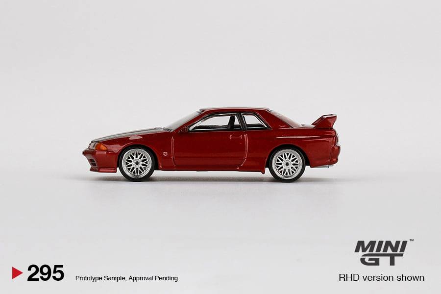 MINI GT 1/64 Nissan GT-R R32 Red Pearl w/ BBS LM Wheel RHD MGT00295-R - Image 2