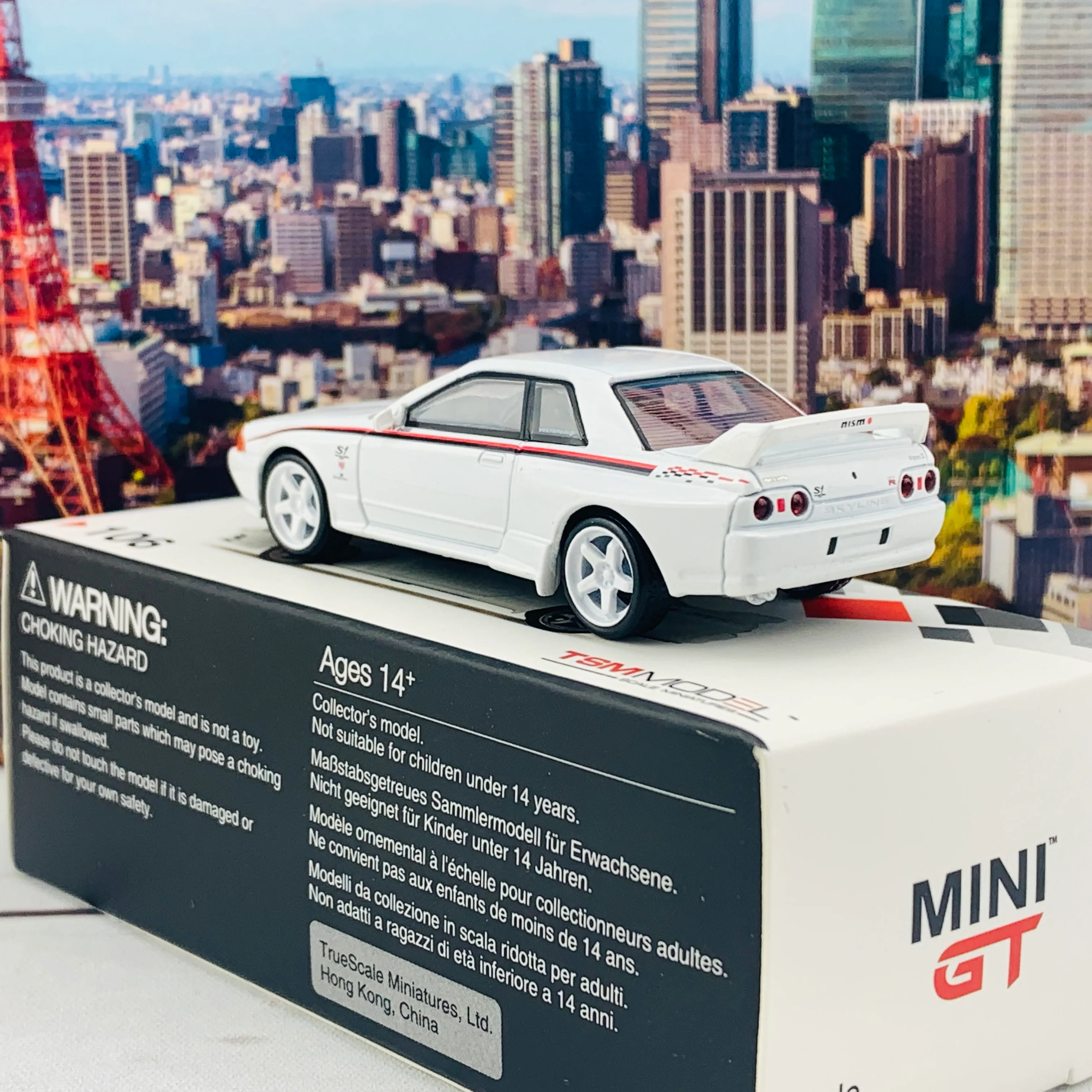 MINI GT 1/64 Nissan GTR R32 Nismo S-Tune White RHD MGT00106-R - Image 5
