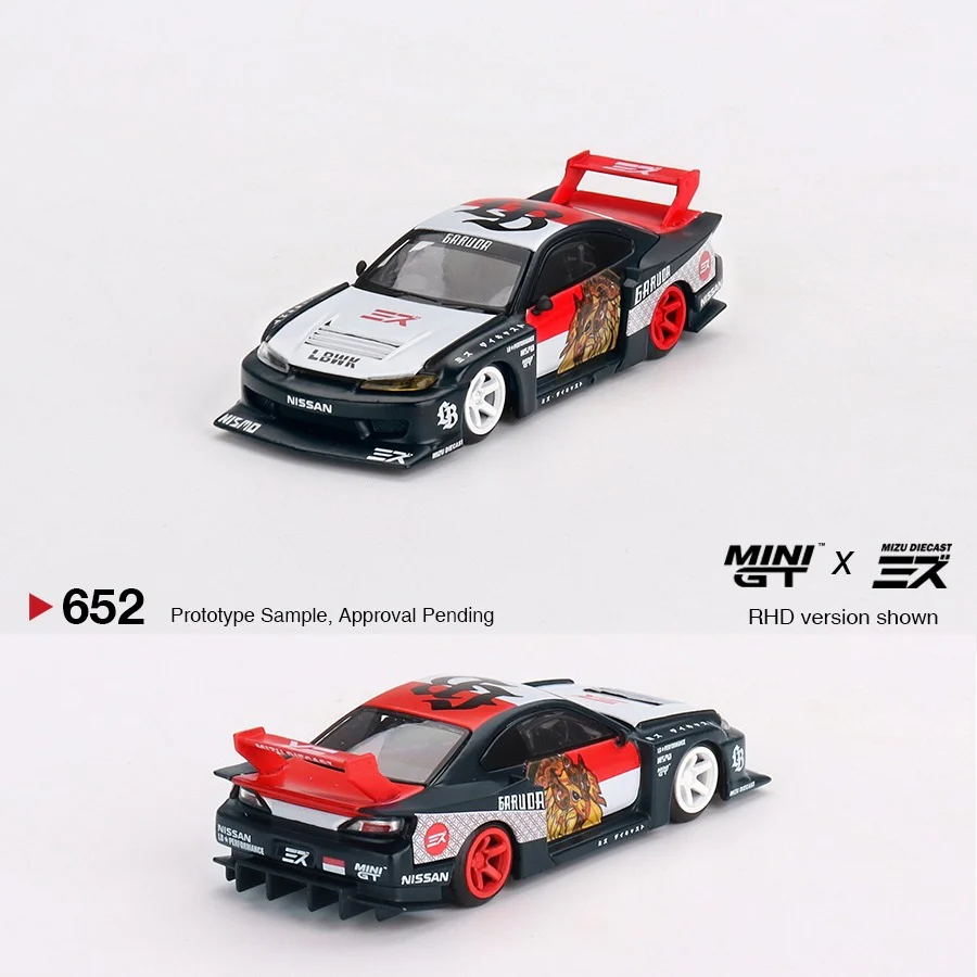MINI GT 1/64 Nissan LB-Super Silhouette S15 SILVIA “Garuda”  MINI GT x MIZU Diecast MGT00652-R - Image 3