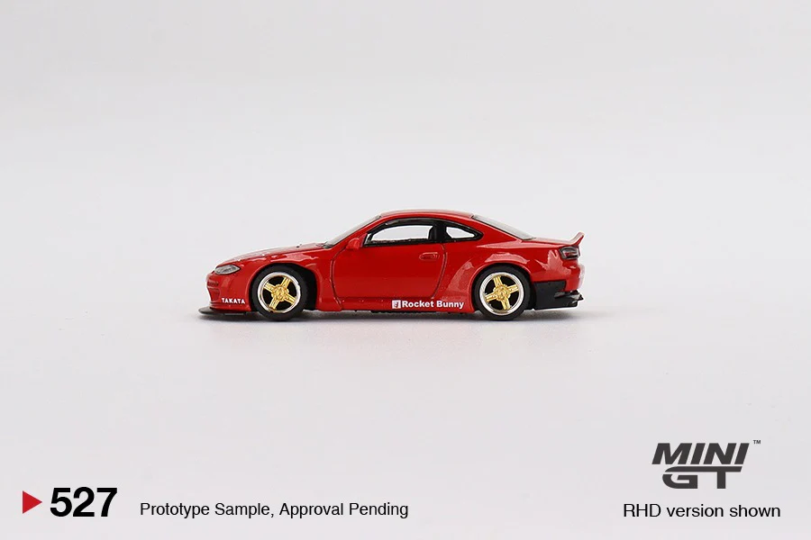 MINI GT 1/64 Nissan Silvia (S15) Rocket Bunny Red RHD MGT00527-R - Image 2