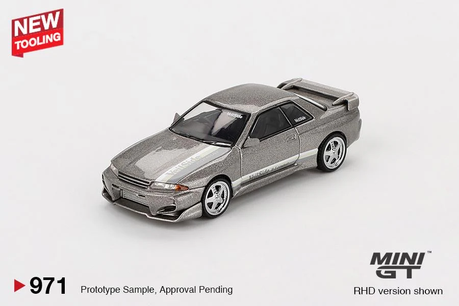 MINI GT 1/64 Nissan Skyline GT-R (R32) Veilside Combat C-I Veilside Combat Grey MGT00971-R (PAPER BOX) - Image 2