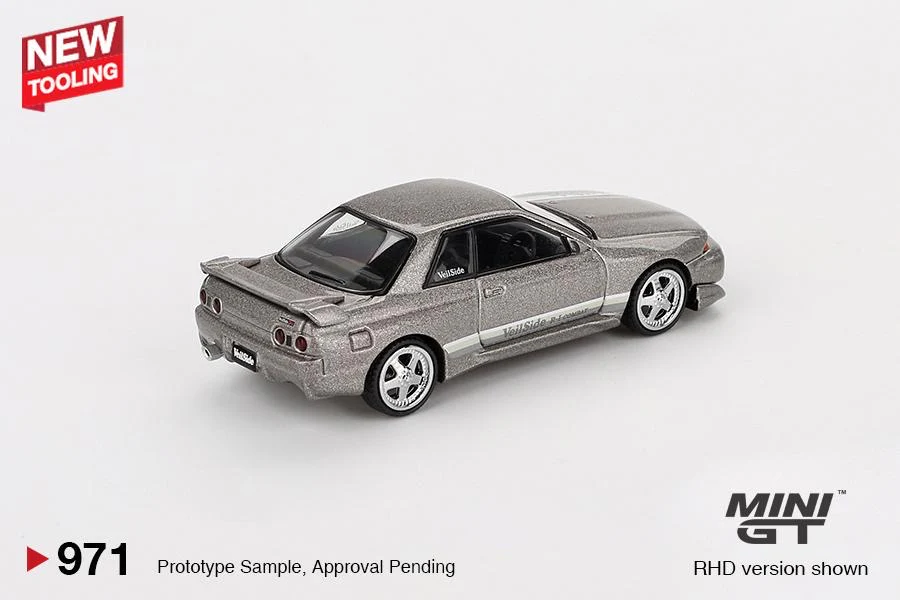 MINI GT 1/64 Nissan Skyline GT-R (R32) Veilside Combat C-I Veilside Combat Grey MGT00971-R (PAPER BOX) - Image 3