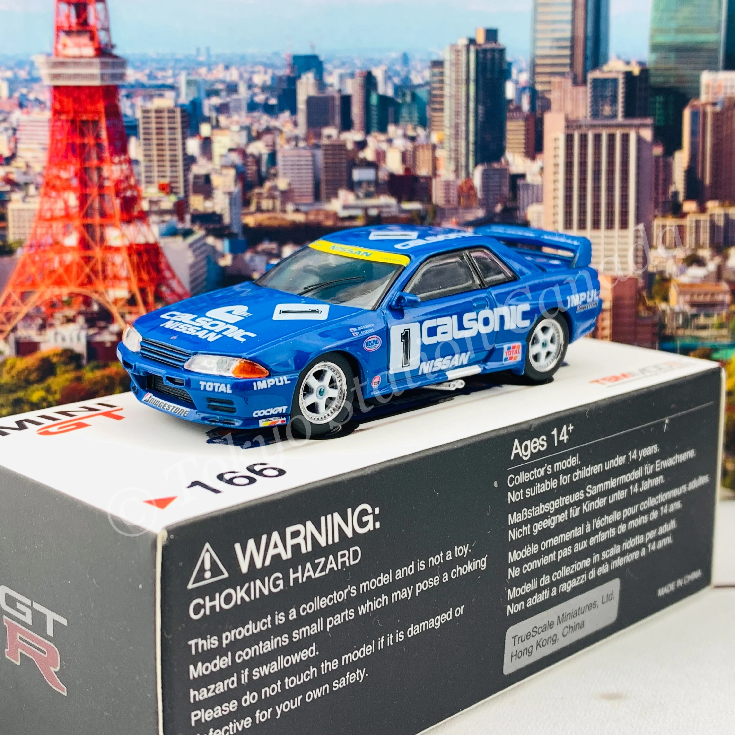 MINI GT 1/64 Nissan Skyline GTR R32 Gr. A #1  Calsonic 1991 Japan Touringcar Championship RHD MGT00166-R - Image 2