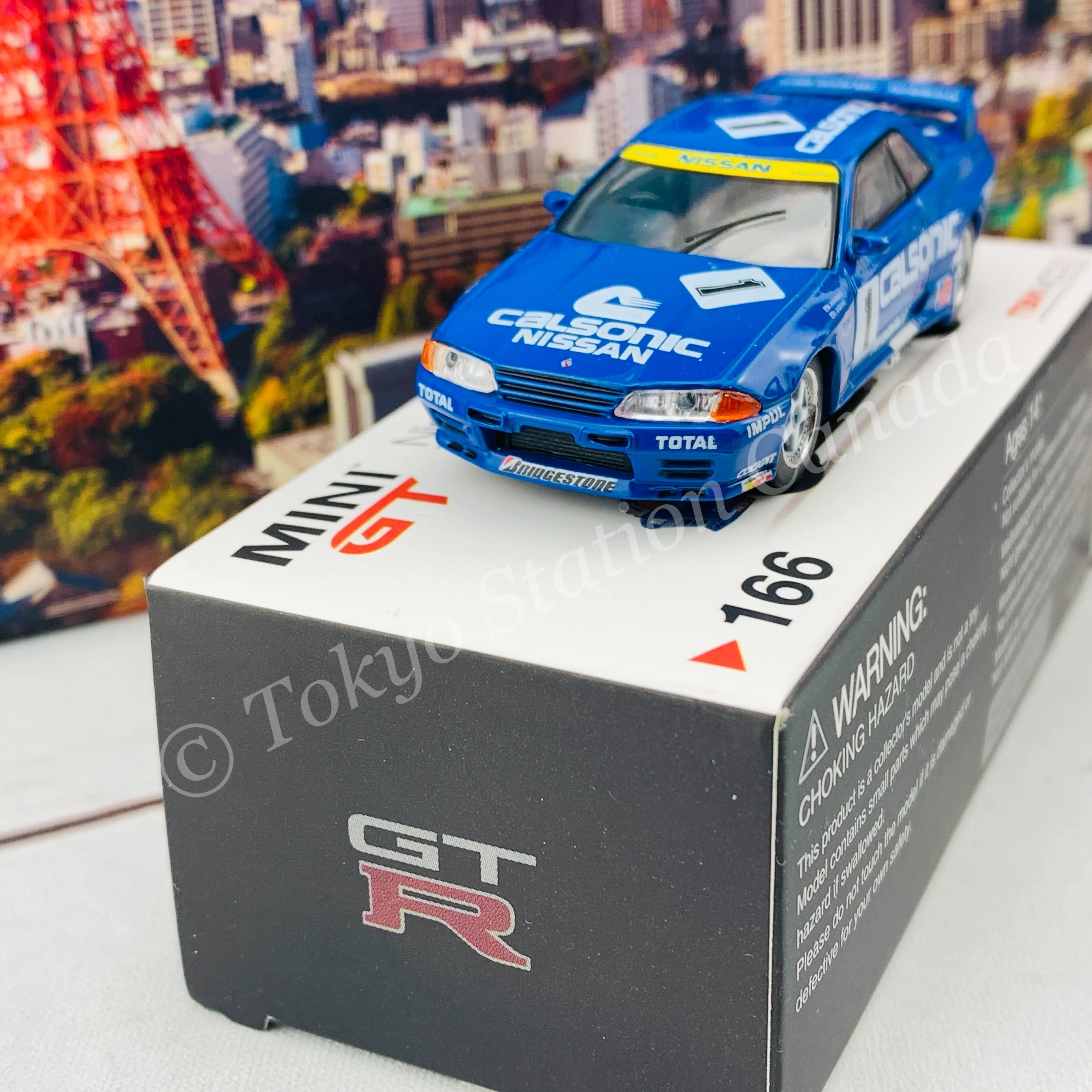MINI GT 1/64 Nissan Skyline GTR R32 Gr. A #1  Calsonic 1991 Japan Touringcar Championship RHD MGT00166-R - Image 3