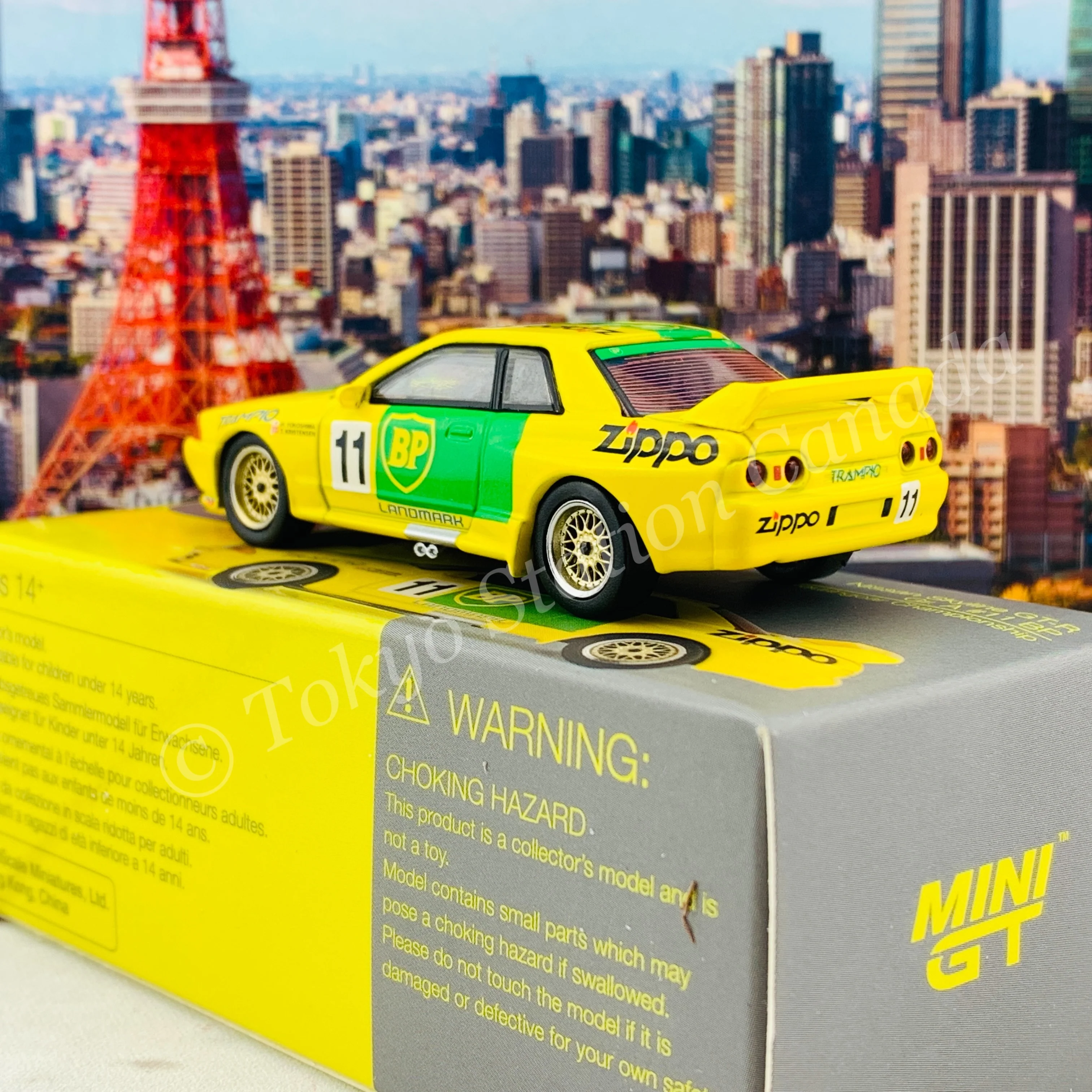 MINI GT 1/64 Nissan Skyline GTR R32 Gr. A #11 BP 1993 Japan Touringcar Championship RHD MGT00178-R - Image 5