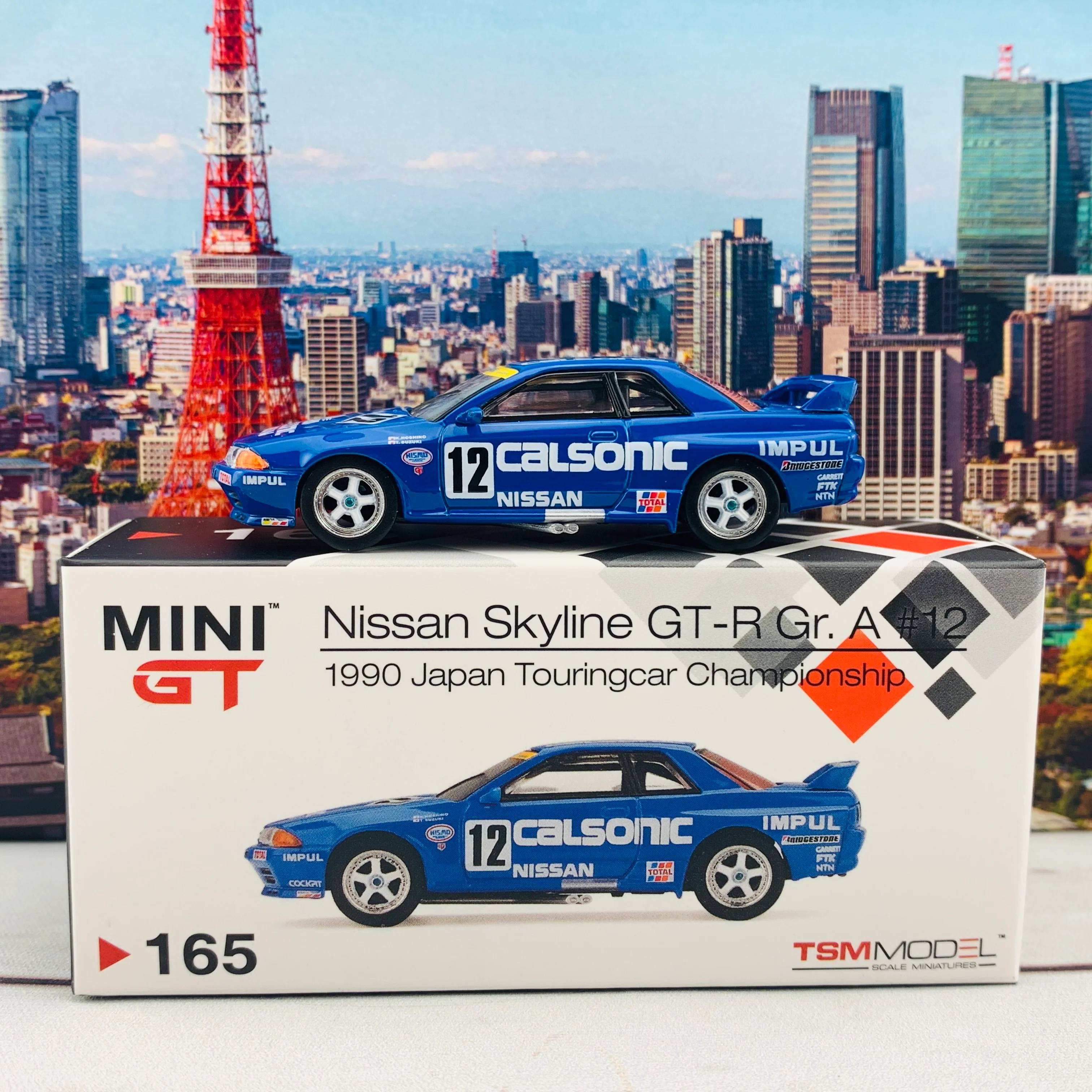 MINI GT 1/64 Nissan Skyline GTR R32 Gr. A #12  Calsonic 1990 Japan Touringcar Championship RHD MGT00165-R - Image 2
