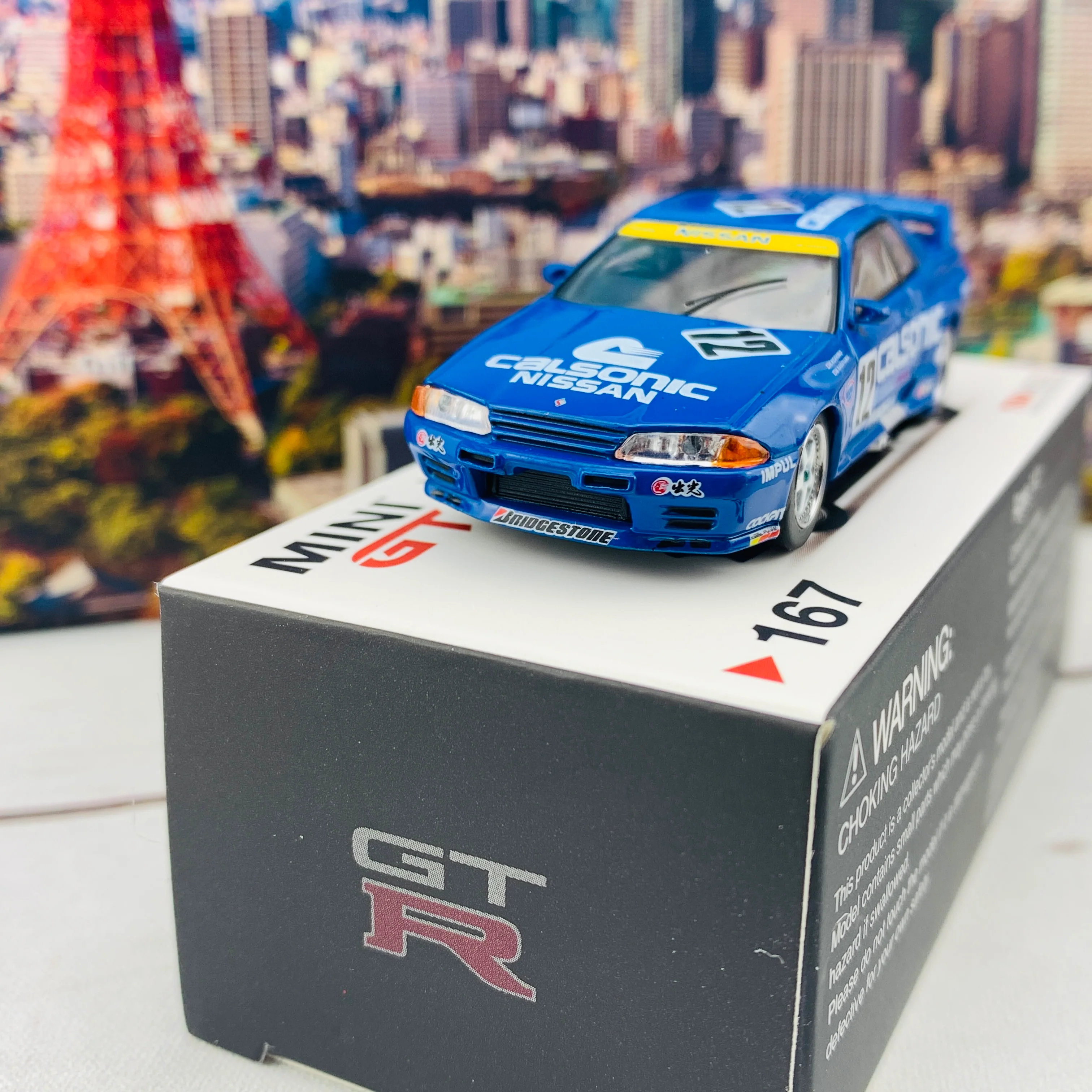 MINI GT 1/64 Nissan Skyline GTR R32 Gr. A #12  Calsonic 1992 Japan Touringcar Championship RHD MGT00167-R - Image 3