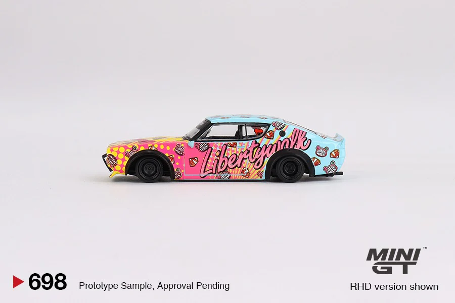 MINI GT 1/64 Nissan Skyline Kenmeri Liberty Walk LBWK KUMA MGT00698-R - Image 2