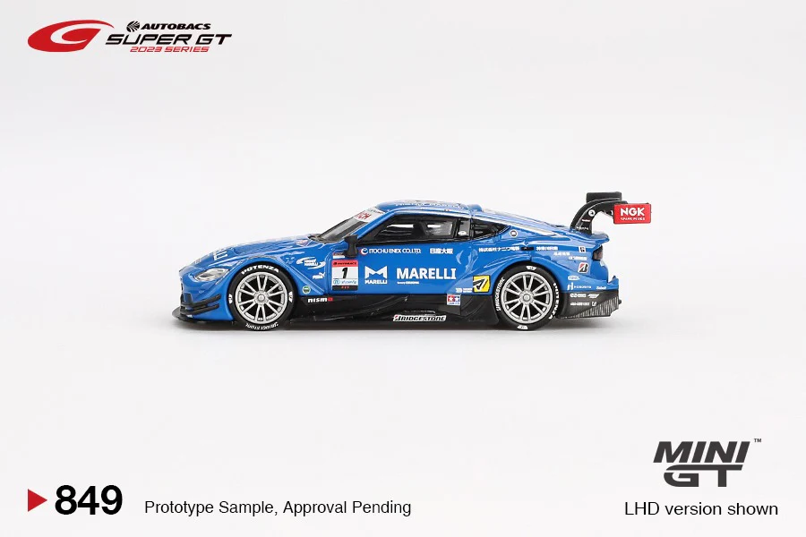 MINI GT 1/64 Nissan Z GT500 #1 "MARELLI IMPUL Z" TEAM IMPUL 2023 SUPER GT SERIES MGT00849-BL - Image 2