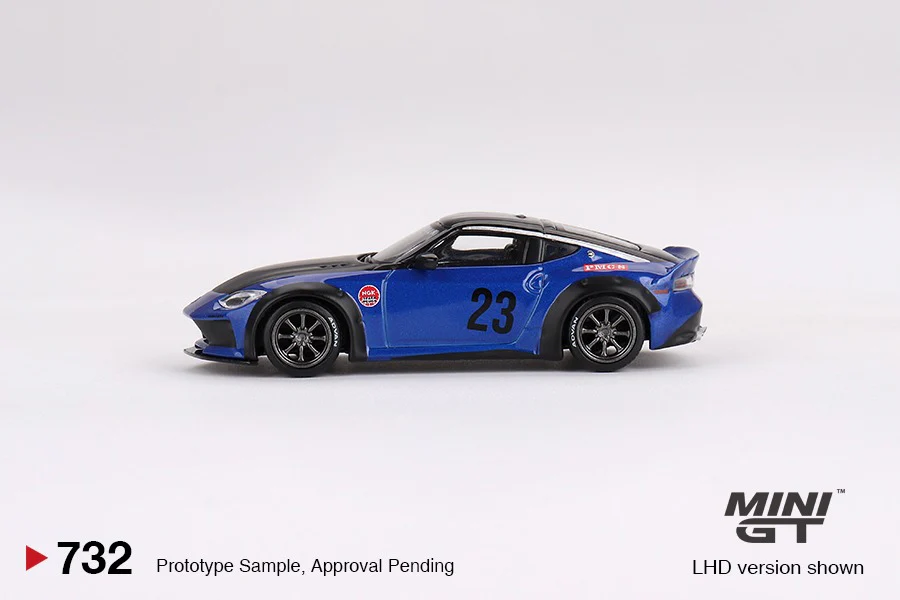MINI GT 1/64 Nissan Z LB★NATION WORKS Serian Blue MGT00732-L - Image 2