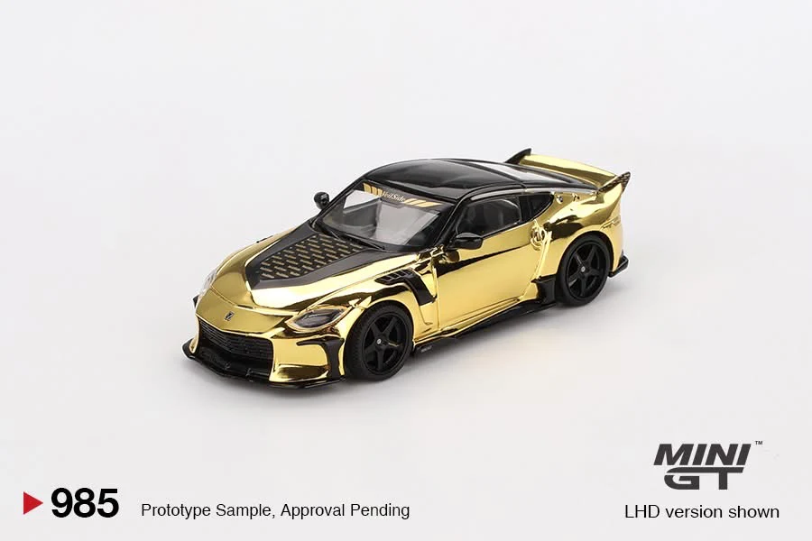 MINI GT 1/64 Nissan Z VeilSide FFZ400 – Gold Chrome MGT00985-BL - Image 2